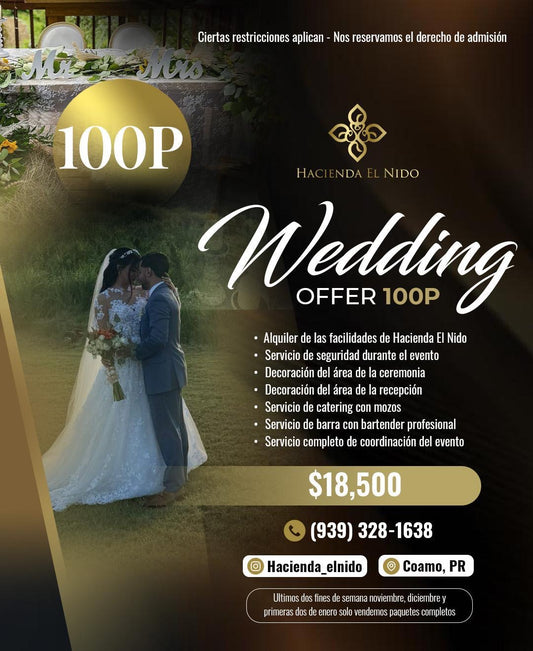 Wedding Offer 100 Personas