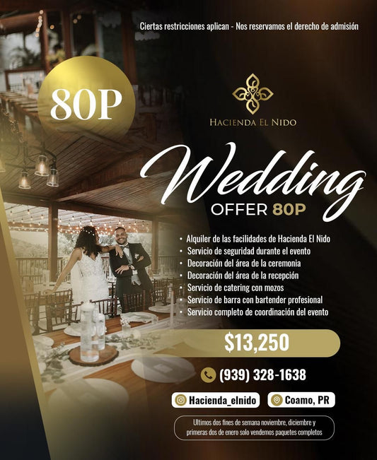 Wedding Offer 80 Personas