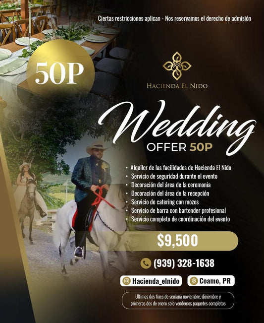 Wedding Offer 50 Personas